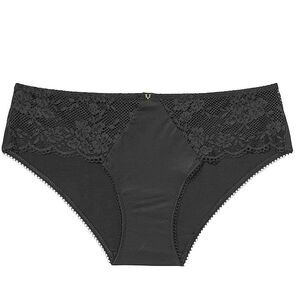 Victoria's Secret LOVE CLOUD black Hiphugger Panty in Lace Trim size small
